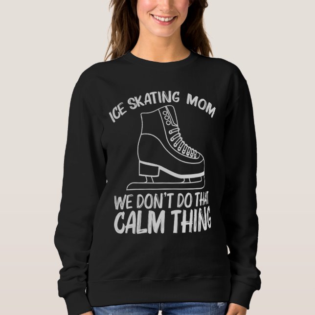 Cool Ice Skating For Mom Mother Figure Speed Tour  T Shirt (Framsida)