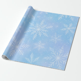 cool icy frozen wrapping paper presentpapper