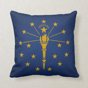 Cool Indiana Flagga Kudde