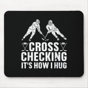 Cool ishockey konst män kvinnor pojkar fält ishock musmatta