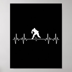 Cool ishockeykonst för män kvinnor ishockeyspelare poster