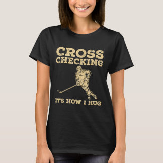 Cool ishockeykonst män kvinnor landhockeyälskare C T Shirt