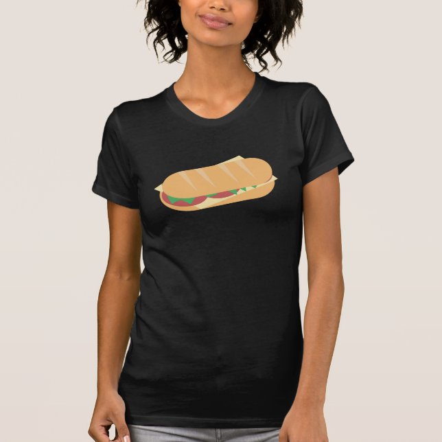 Cool Isometrisk Smörgås T Shirt (Framsida)