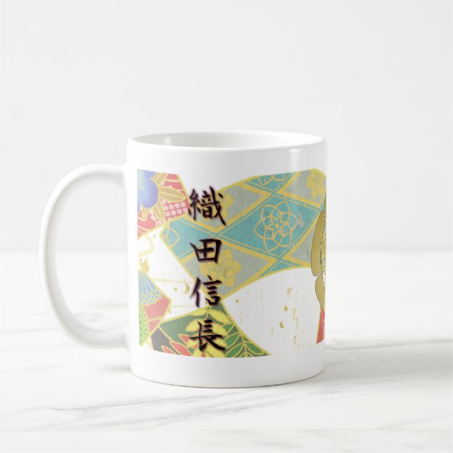COOL JAPAN SAMURAI KAMON KANJI TENKAFUBU! Oda Kaffemugg (Vänster)