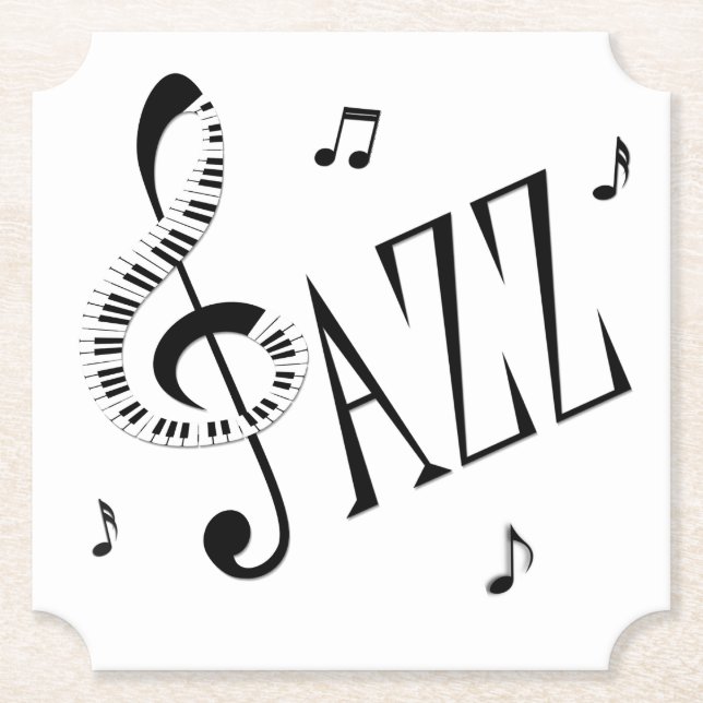 Cool Jazz Underlägg Papper (Framsida)