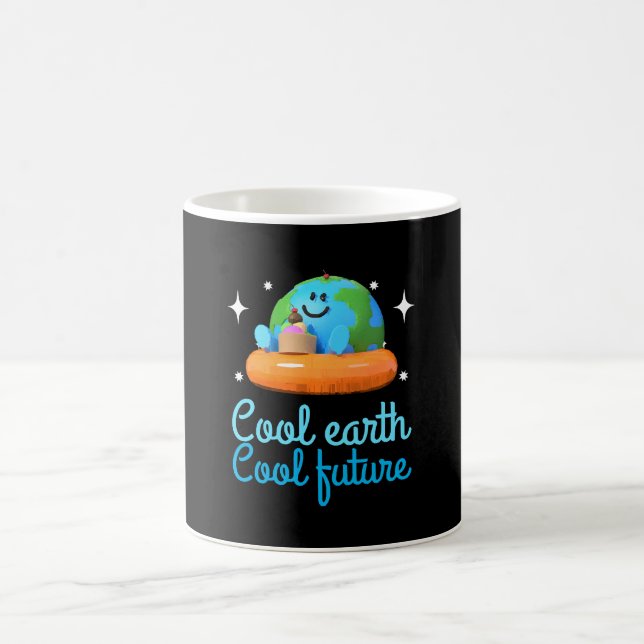 Cool jord, Cool framtid - Jorden Kaffemugg (Center)