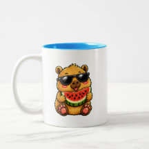 Cool Kapybara Vattenmelon Sommar