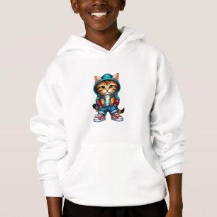 Cool katt i gatumode t shirt