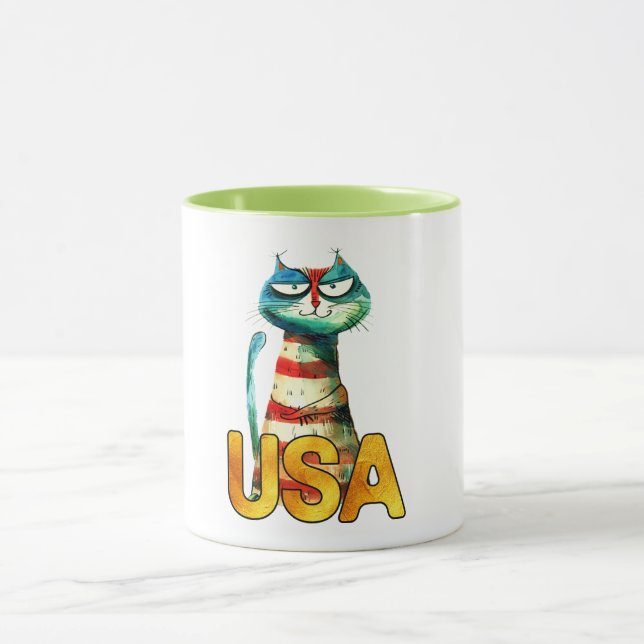 Cool katt mugg (Center)