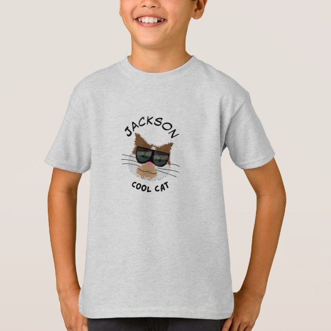Cool katt t shirt (Framsida)