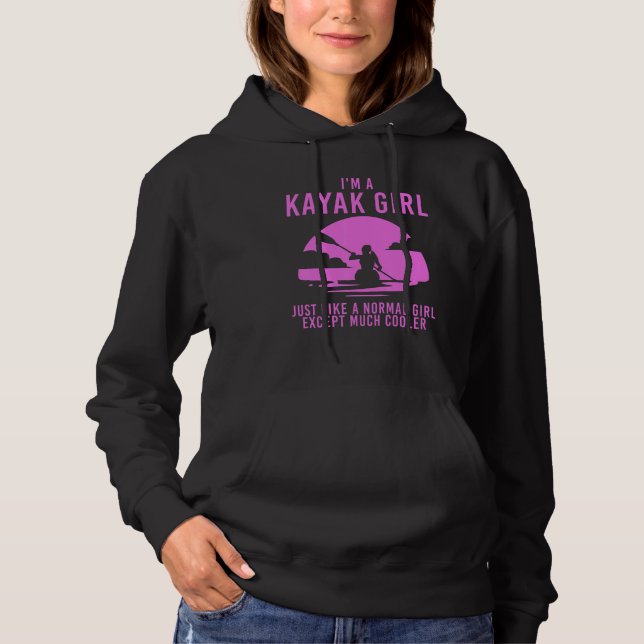 Cool Kayak For Women Girls Kayaker Canoe Kayaking  T Shirt (Framsida)