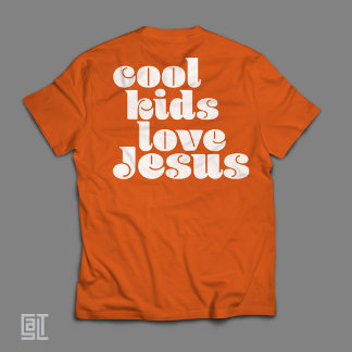 Cool Kids Love Jesus Retro Christian T Shirt