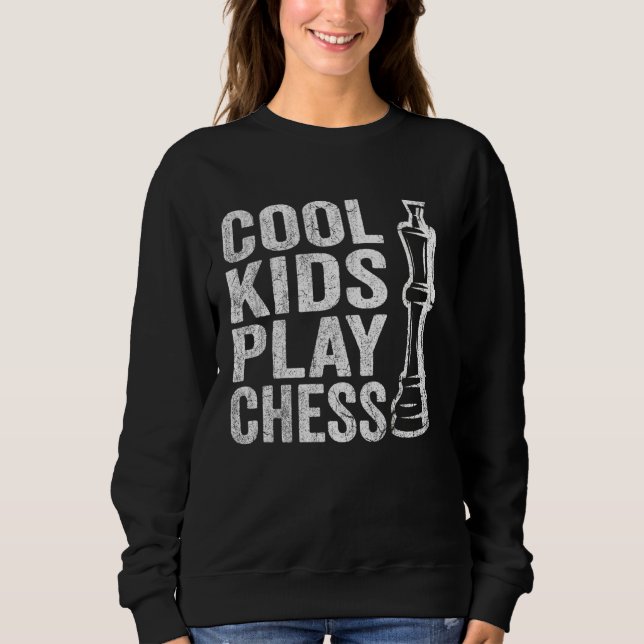 Cool Kids play Chess Kids Chess Quotes Chess T Shirt (Framsida)