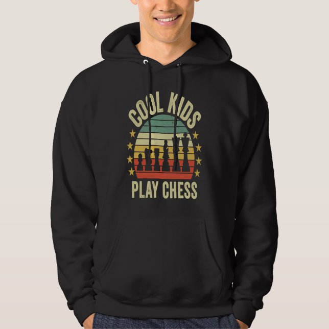 Cool Kids Play Chess Player For Chess  Boys  1 Hoodie (Framsida)