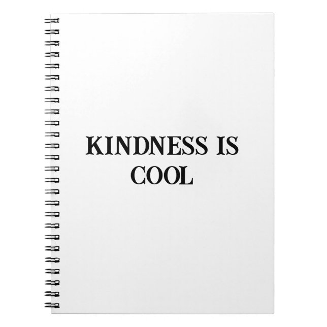 Cool Kindness-anteckningsbok för barn Anteckningsbok (Framsidan)