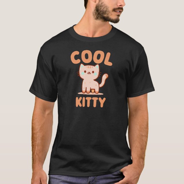 Cool Kitty T Shirt (Framsida)