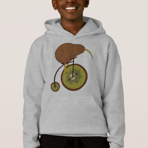 Cool Kiwi Fågel på Kiwifrukt Design T Shirt