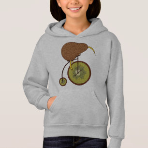 Cool Kiwi Fågel på Kiwifrukt Design T Shirt