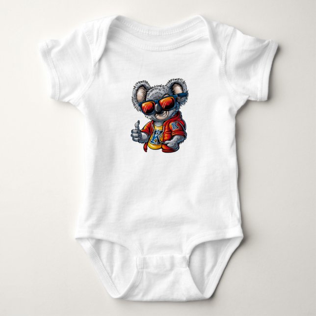 "Cool Koala King Kids T-Shirt – Fun & Trendy Desig (Framsida)