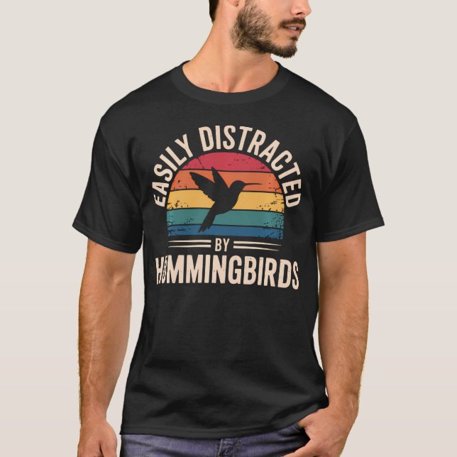 Cool Kolibri Konst För Kolibri T Shirt (Framsida)