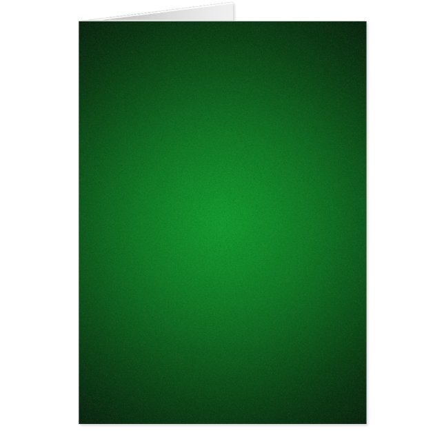 Cool kornig grön-svart vinjett hälsningskort (Framsidan)