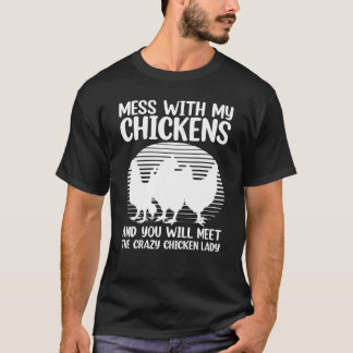 Cool Kyckling För Kvinnor Flickor Mamma Kycklingbo T Shirt