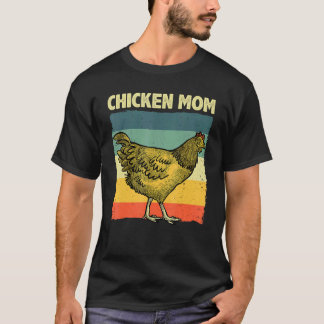 Cool Kyckling Mamma Konst För Kvinnor Kycklingbond T Shirt