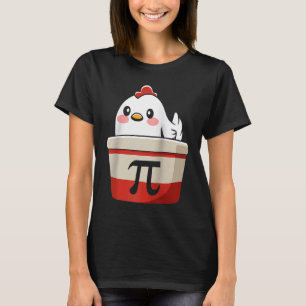 Cool Kyckling Pot Pi Symbol Math för lärare Stude T Shirt