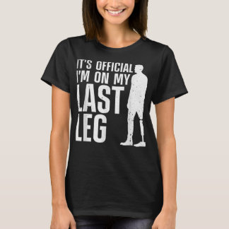 Cool Leg Amputee Art For Men Women Prosthetic Leg T Shirt