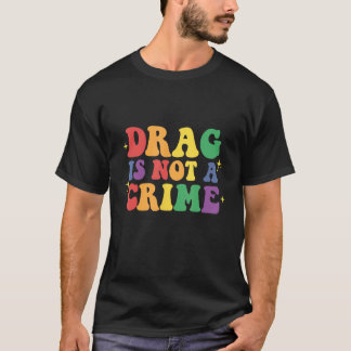 Cool LGBT support vintage drag design T Shirt