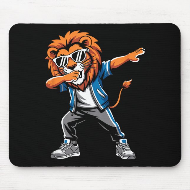 Cool Lion Dabbing Gift For Men Women Boys Girls Ki Musmatta (Framsidan)