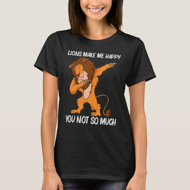 Cool Lion For Men Women Jungle Safari Animal  2 T Shirt (Framsida)
