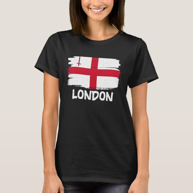 Cool London Flag T Shirt (Framsida)
