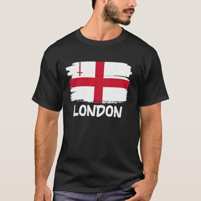 Cool London Flag T Shirt (Framsida)