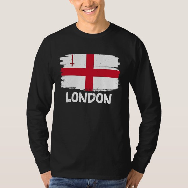 Cool London Flag T Shirt (Framsida)