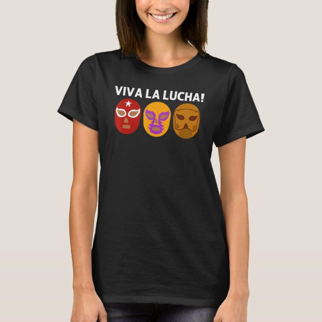 Cool Lucha Libre For Men Women Luchador Mexican Wr T Shirt (Framsida)