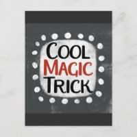 Cool Magic Trick Postkort