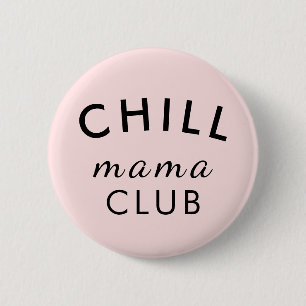 Cool Mama Club Peachy Rosa Morsdags Skoj Knapp