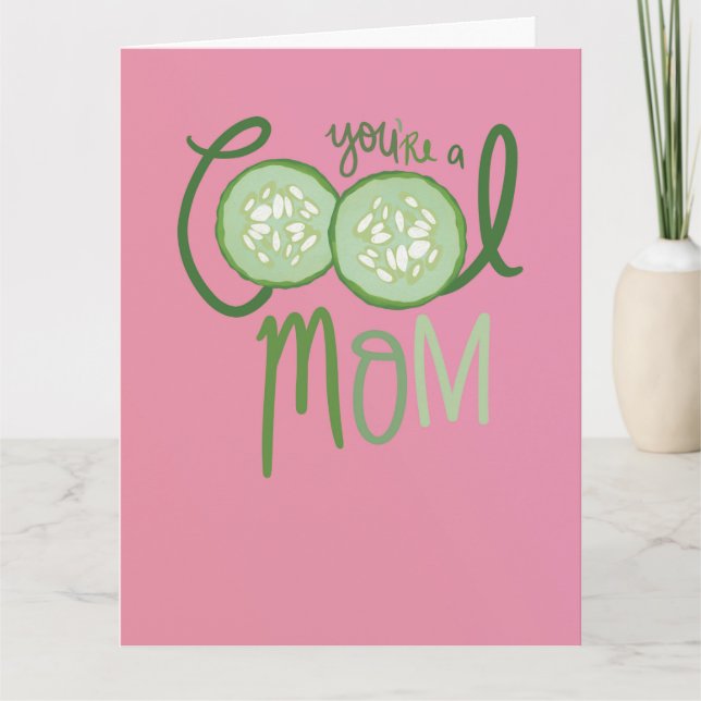 Cool Mamma Mors Dag Falt Grußkort Kort (Framsida)