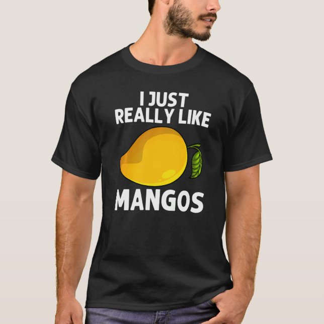 Cool Mango For Men Women Mangos Fruit  Mangoes Pla T Shirt (Framsida)