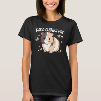 Cool Marsvin För Män Pappa Wheek Fluffig Cavy Husd T Shirt