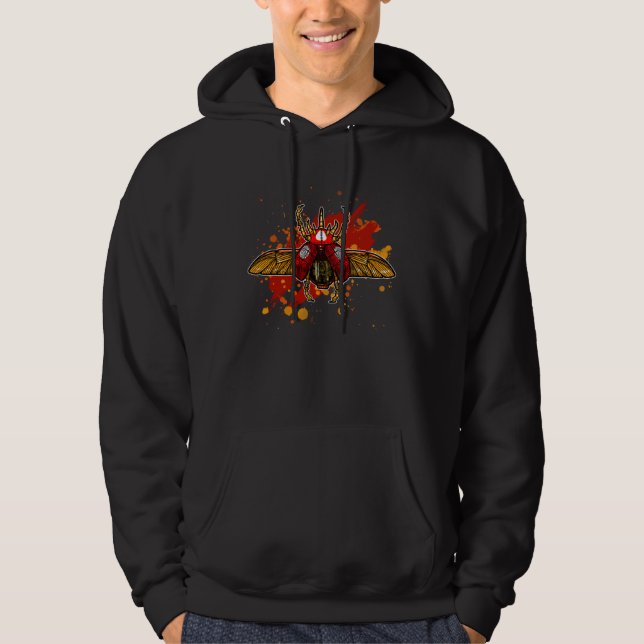 Cool mechanical Bug  1 Hoodie (Framsida)