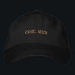 COOL MEN Printed Stylish Men Accessories-Hat Black Broderad Keps<br><div class="desc">Make a bold statement with this “COOL MEN” custom embroidered black cap. Designed in the Alternative Apparel Basic Adjustable style, this one-size-fits-all hat offers a comfortable fit and clean, modern look. The premium embroidery adds a sharp, long-lasting finish that stands out effortlessly. Perfect for casual outings, streetwear styling, or gifting...</div>