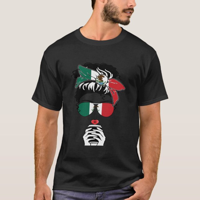 Cool Mexican Coffee Mama Girl Aunt Sister Mexico F T Shirt (Framsida)