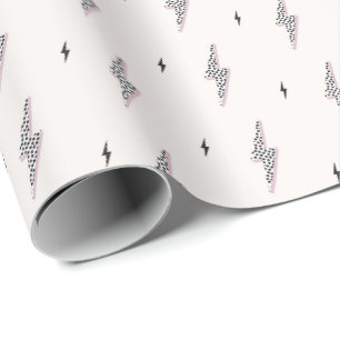 Cool modern bultkraft tecken vit neutral presentpapper