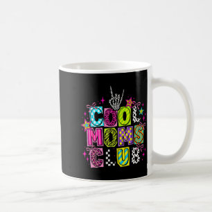 Cool Mom Club Retro Leopard Disco Hand Roligt Humo Kaffemugg