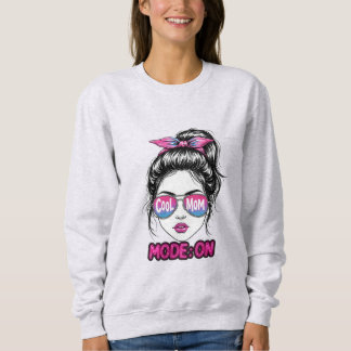 Cool Mom-läge På – Rolig Trendig Mamma Livsdesign T Shirt