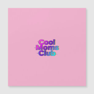 Cool Moms Club Neon Glitch Retro Morsdagspresentko