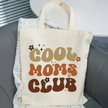 Cool Moms Club Retro Toteväska, Best Mom Ever-väsk