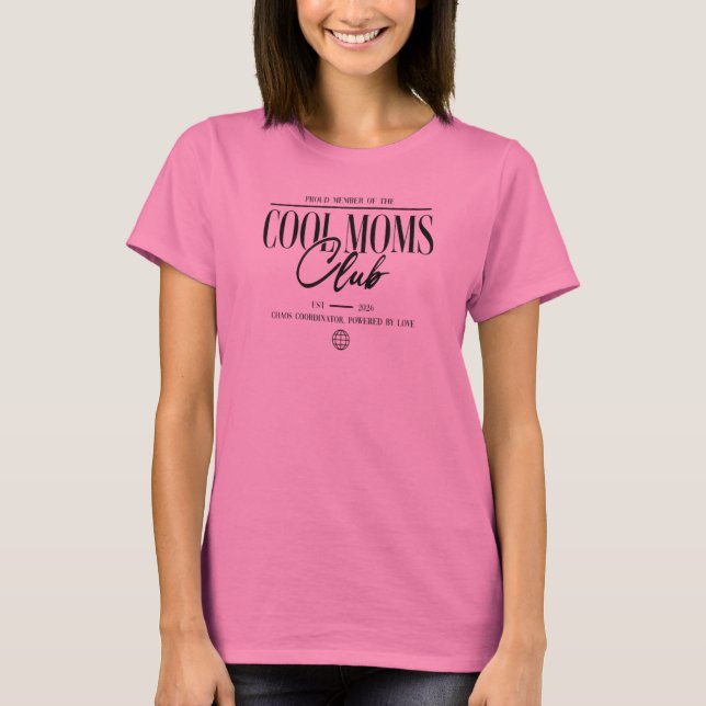 Cool Moms Club Tröja, Mama Pullover Personlig T Shirt (Framsida)
